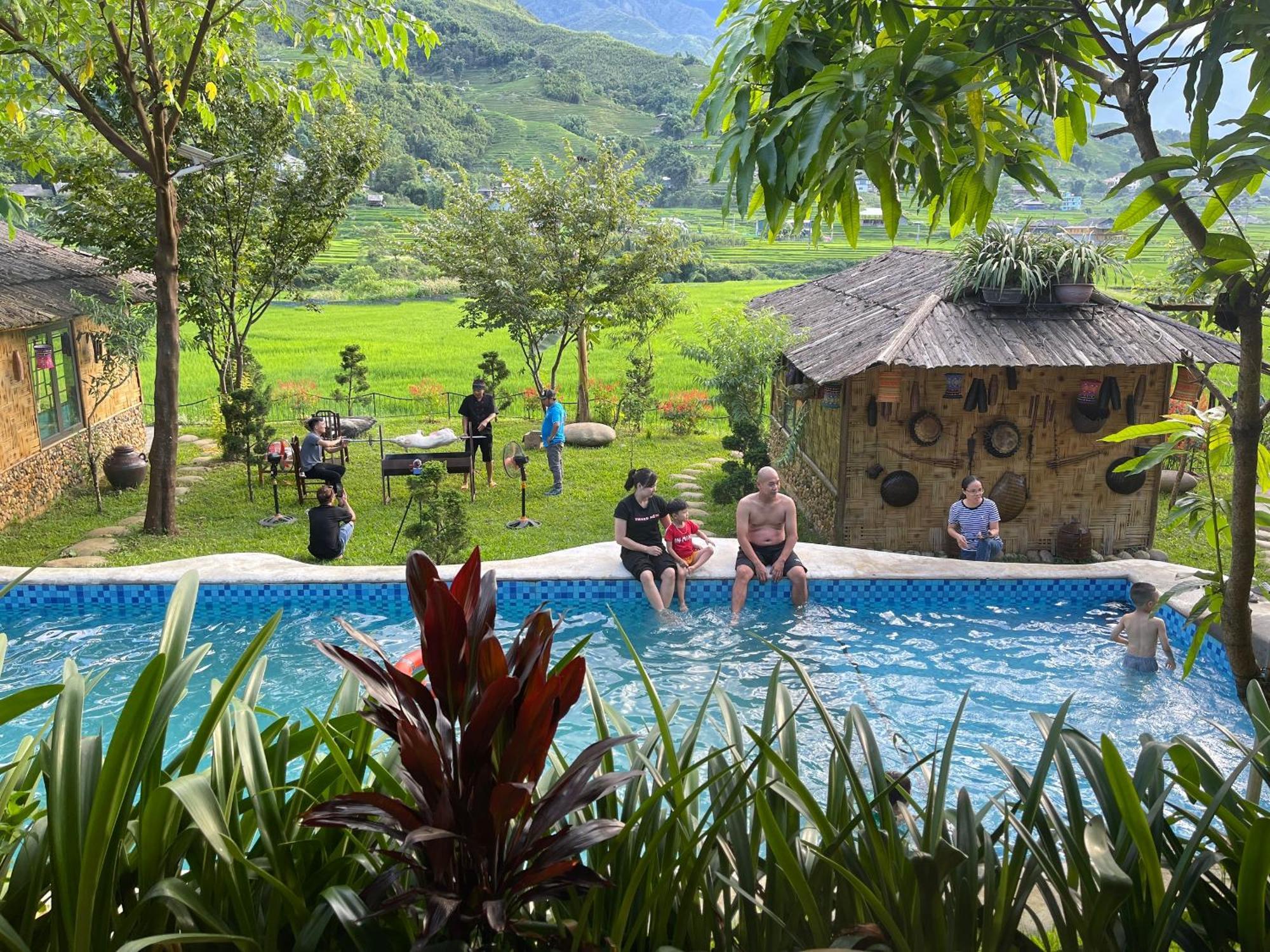 Гостевой дом Sapa Bamboo Eco Экстерьер фото